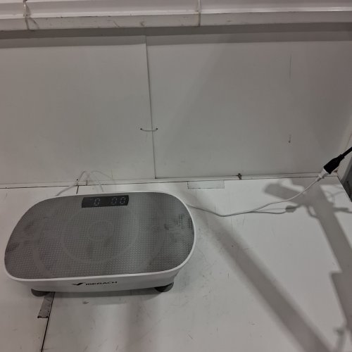 MERACH VIBRATION PLATE EXERCISE MACHINE - 300LB MAX - GREY/WHITE (MODEL: ‎MR-2398) image 2