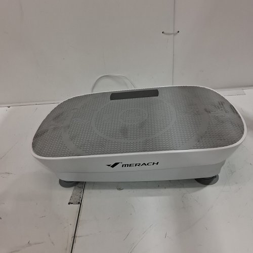 MERACH VIBRATION PLATE EXERCISE MACHINE - 300LB MAX - GREY/WHITE (MODEL: ‎MR-2398) image 3