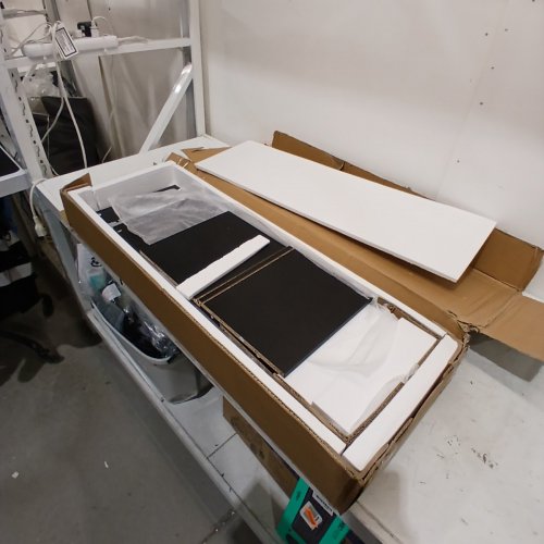 8-TIER WOODEN STORAGE CUBE ORGANIZER SHELF - 71.2" X 11.6" X 9.3" - BLACK (MODEL: FPB-195) image 4