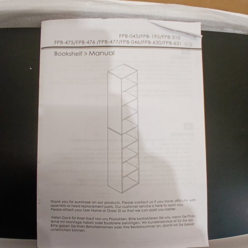 8-TIER WOODEN STORAGE CUBE ORGANIZER SHELF - 71.2" X 11.6" X 9.3" - BLACK (MODEL: FPB-195) image 6