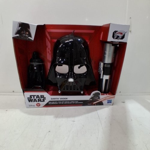 3PC STAR WARS DARTH VADER DARK SIDE SET, MASK AND ACTION FIGURE image 2