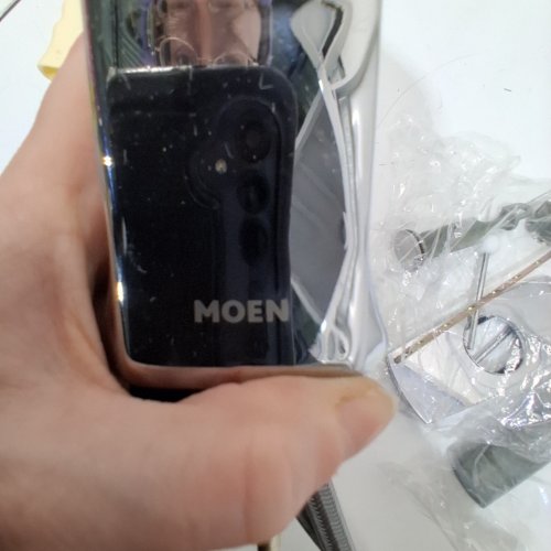 MOEN ONE-HANDLE HIGH ARC BATHROOM FAUCET - CHROME (MODEL: WS84923) image 2