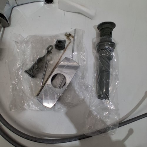MOEN ONE-HANDLE HIGH ARC BATHROOM FAUCET - CHROME (MODEL: WS84923) image 4