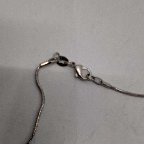 WOMENS FLORAL OVAL LOCKET NECKLACE PENDANT- S925 CHAIN STERLING SILVER image 4