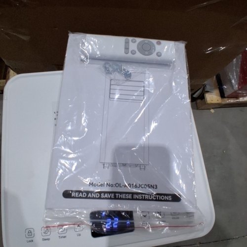 GALRODIN 4 IN 1 PORTABLE AIR CONDITIONER WITH REMOTE - FAN AND DEHUMIDIFIER - 8000BTU (MODEL: OL-A016JC05N3) image 5