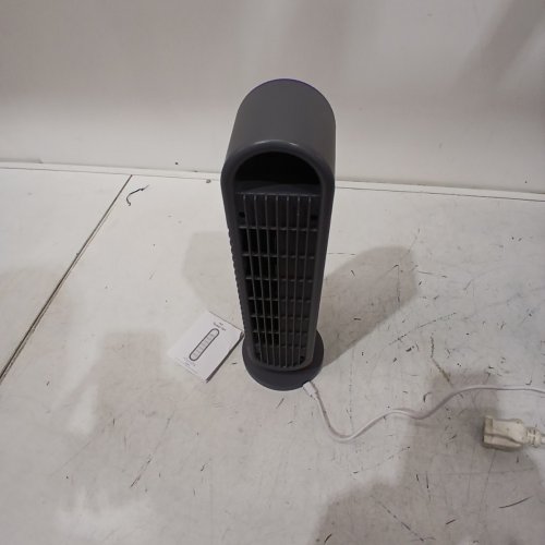 PORTABLE RECHARGEABLE DESKTOP TOWER FAN - 13.5" - BLACK/PURPLE image 4