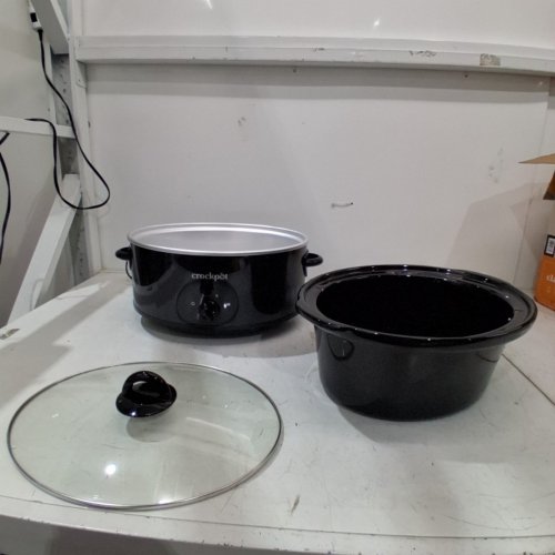 CROCKPOT CLASSIC SLOW COOKER WITH THREE HEAT SETTINGS - 7QT - BLACK image 3