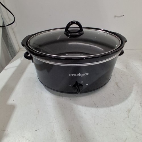 CROCKPOT CLASSIC SLOW COOKER WITH THREE HEAT SETTINGS - 7QT - BLACK image 4