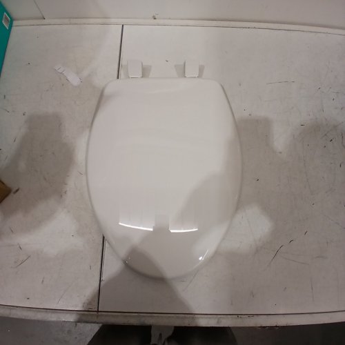 BEMIS SLOW CLOSE ELONGATED TOILET SEAT - WHITE (MODEL: 7300SLEC 000) image 2