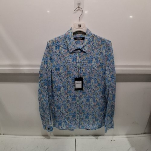 WOMEN'S BARILOCHE PRINT SHIRT - SMALL / MEDIUM - 38 - MULTICOLOUR / FLORAL (STYLE : AZUTAN) image 2
