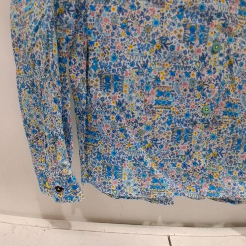WOMEN'S BARILOCHE PRINT SHIRT - SMALL / MEDIUM - 38 - MULTICOLOUR / FLORAL (STYLE : AZUTAN) image 3