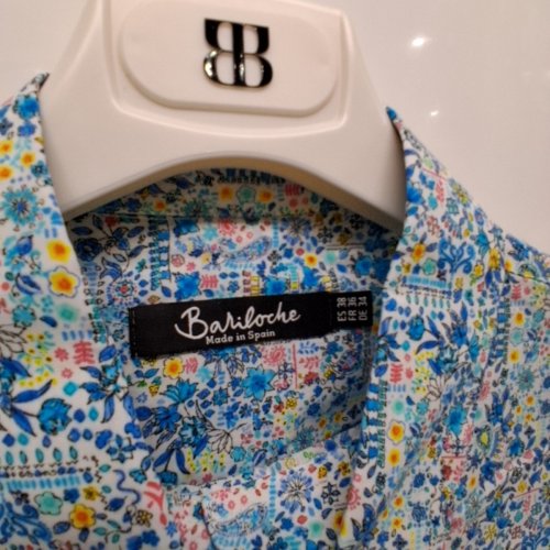WOMEN'S BARILOCHE PRINT SHIRT - SMALL / MEDIUM - 38 - MULTICOLOUR / FLORAL (STYLE : AZUTAN) image 5