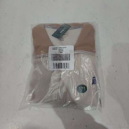 MEN'S L.L.BEAN COMFORT STRETCH PERFORMANCE PIQUÉ QUARTER-ZIP PULLOVER - LARGE - SHORE (MODEL: 524632) image 2
