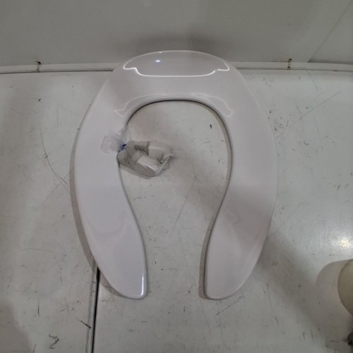 CENTOCO OPEN FRONT WITH SLOW CLOSE TOILET SEAT - 15.5" - WHITE - (MODEL:DS500CC-001) image 2