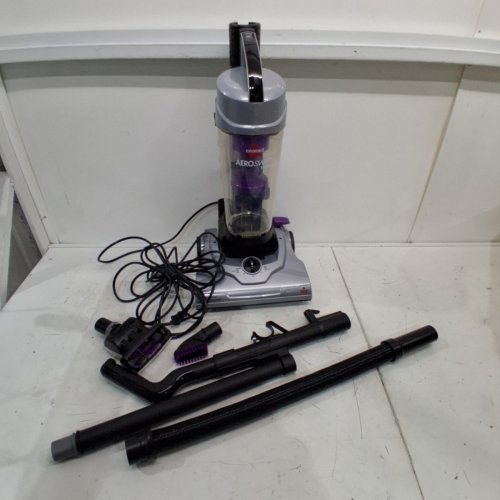 BISSELL AEROSWIFT TURBO UPRIGHT CORDED VACUUM WITH CLEANING TOOLS - PURPLE/GREY (MODEL: 1808B) image 3