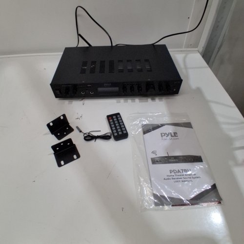 PYLE UPGRADED PREMIUM RACK MOUNT RECEIVER WITH REMOTE CONTROL & BLUETOOTH COMPATIBILITY - 200W - BLACK (MODEL: PDA7BU) image 3