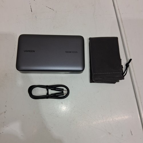 UGREEN FAST CHARGE POWER BANK WITH 2 USB-C AND 1 USB-A PORT - 20000MAH - 100W MAX - GREY (MODEL: PB720) image 2