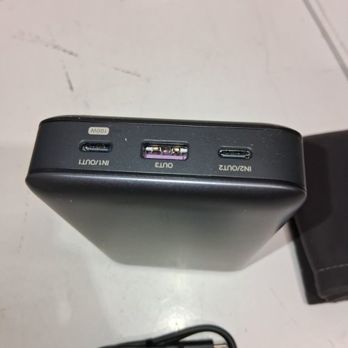 UGREEN FAST CHARGE POWER BANK WITH 2 USB-C AND 1 USB-A PORT - 20000MAH - 100W MAX - GREY (MODEL: PB720) image 3