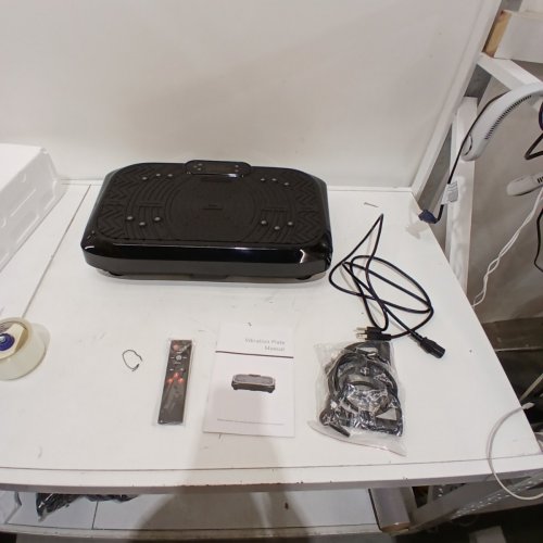 TAEVNO BLUETOOTH VIBRATION PLATE EXERCISE MACHINE - 450LB CAPACITY - BLACK image 3