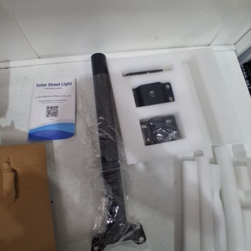 OFURAY SOLAR LED OUTDOOR COMMERCIAL STREET LIGHT WITH REMOTE- 15000W - XL - BLACK (MODEL: ONY-PRO MAX) image 4