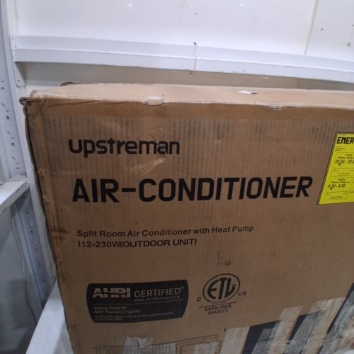UPSTREAM SPLIT ROOM AIR CONDITIONER WITH HEAT PUMP - 28.7" X 9.8" X 20.8" - 12000 BTU - 208/230V - WHITE (MODEL: 112-230W) image 12