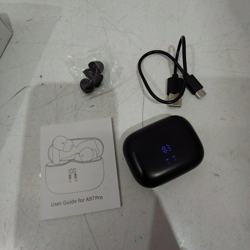 BUWY WIRELESS BLUETOOTH EARBUDS - BLACK (MODEL: A97 PRO) image 3