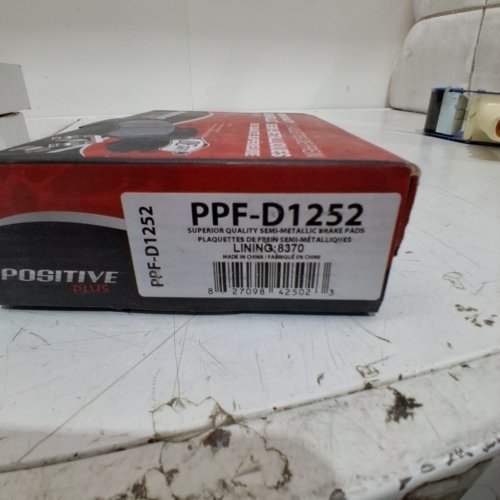 4PC CMX FRONT DISC BRAKE ROTOR SET & POSITIVE PLUS BRAKE PADS FOR 2005-2016 SMART FORTWO (MODEL: 8-980806/PPF-D1252) image 3
