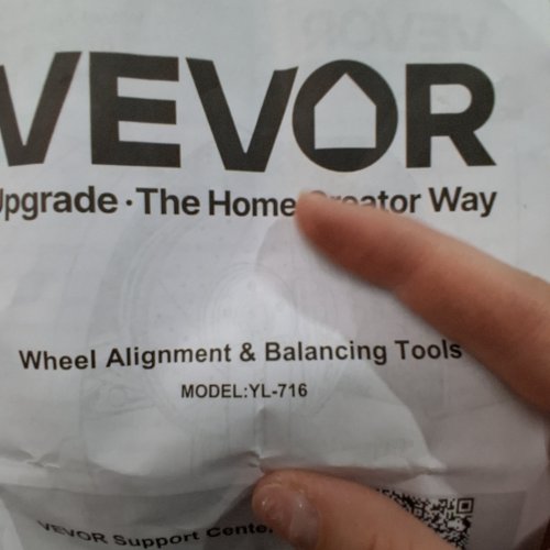 WHEEL ALIGNMENT AND BALANCING TOOLS - SILVER (MODEL: YL-716) image 2