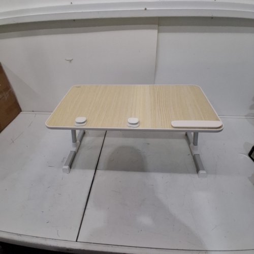SAIJI ADJUSTABLE PORTABLE LAPTOP TABLE - 23.6" X 13" - BEIGE (MODEL:A6LQ) image 2
