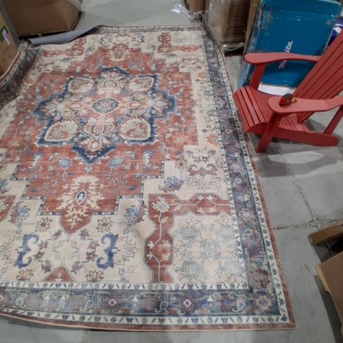 GENIMO WASHABLELARGE BOHO AREA RUG - 10FT X 14FT image 2