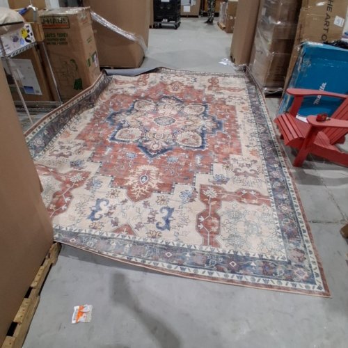 GENIMO WASHABLELARGE BOHO AREA RUG - 10FT X 14FT image 3