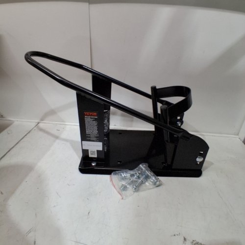 MOTORCYCLE WHEEL CHOCK CRADLE HOLDER WITH 3 ADJUSTABLE HOLES - 1800LB CAPACITY - 15" - 21" - (MODEL: TYGJ210084) image 2
