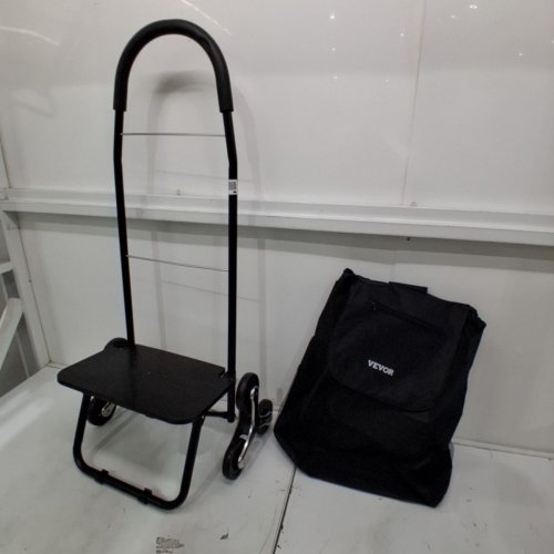 VEVOR STAIR CLIMBER TROLLEY DOLLY WITH BAG - BLACK - (MODEL: 2029B) image 2