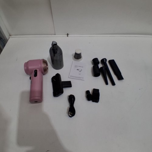 WIRELESS HANDHELD CAR VACUUM CLEANER WITH BLOWER - PINK (MODEL: SW-108) image 4