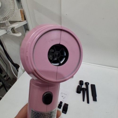 WIRELESS HANDHELD CAR VACUUM CLEANER WITH BLOWER - PINK (MODEL: SW-108) image 6
