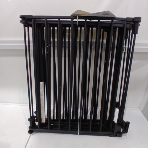 REGALO 2-IN-1 ADJUSTABLE SUPER WIDE GATE AND PLAY YARD - 28" X 144" - BLACK (1350 DS) image 2