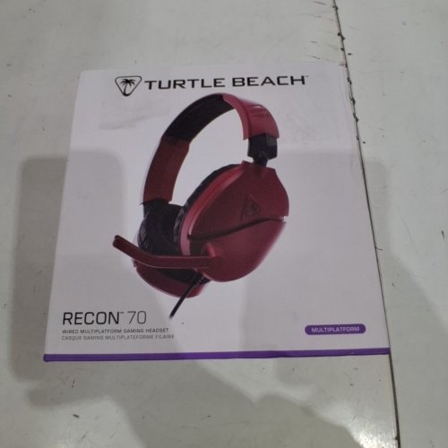 TURTLE BEACH RECON 70P WIRED GAMING HEADSET - MULTIPLATFORM FOR PLAYSTATION (PS4, PS5), XBOX, NINTENDO, PC - MIDNIGHT RED - (MODEL: TBS-3655-02) image 5