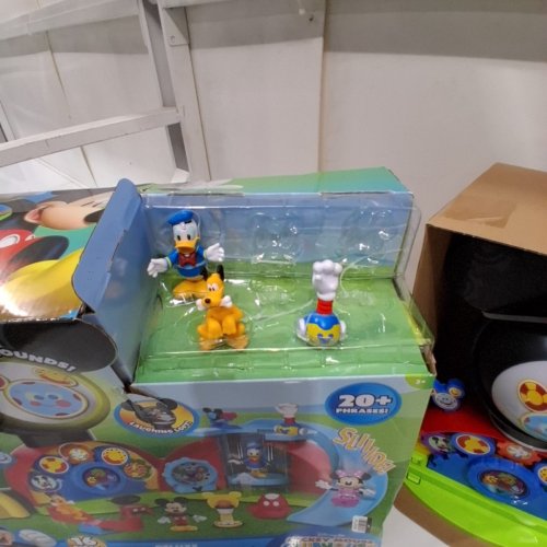 16PC DISNEY MICKEY MOUSE DELUXE CLUBHOUSE PLAY SET - MULTICOLOR image 4