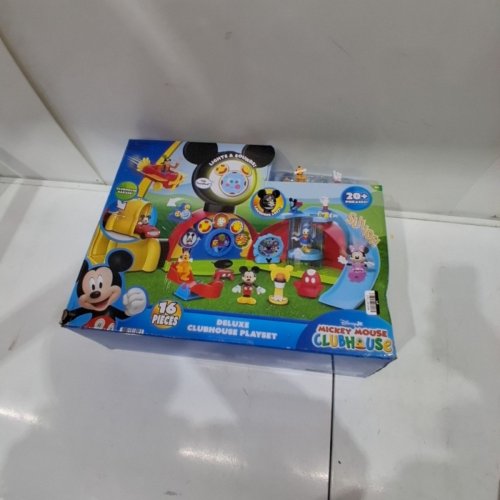 16PC DISNEY MICKEY MOUSE DELUXE CLUBHOUSE PLAY SET - MULTICOLOR image 6