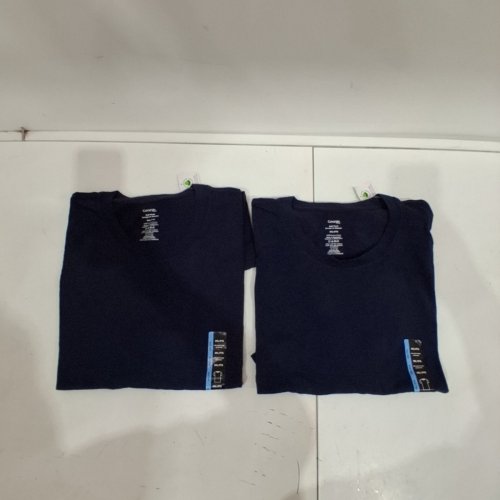2PK GEORGE SOFT WASH T-SHIRT - 3XL - DARK BLUE image 2