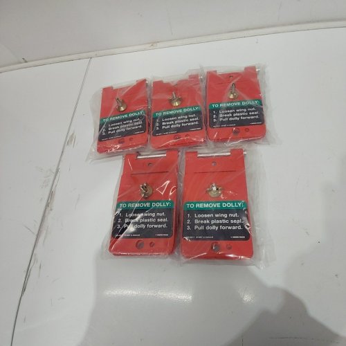 5 U-HAUL DOLLY SECURITY SEALS - ORANGE image 2