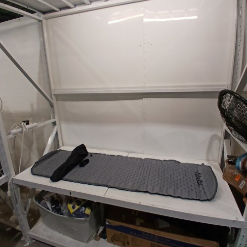 BPS SELF-INFLATING SLEEPING PAD WITH REPAIR KIT - REGULAR - 72" X 20" X 1.5" - GREY image 2