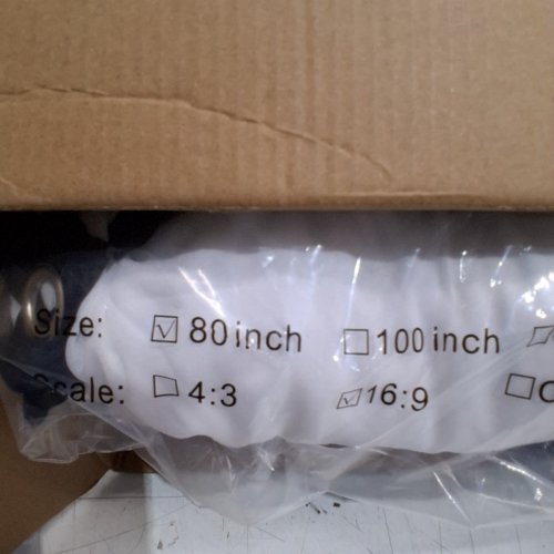 GCZ 1080P 4K MINI PROJECTOR WITH 80" SCREEN - WHITE (MODEL : MPJ11015) image 4