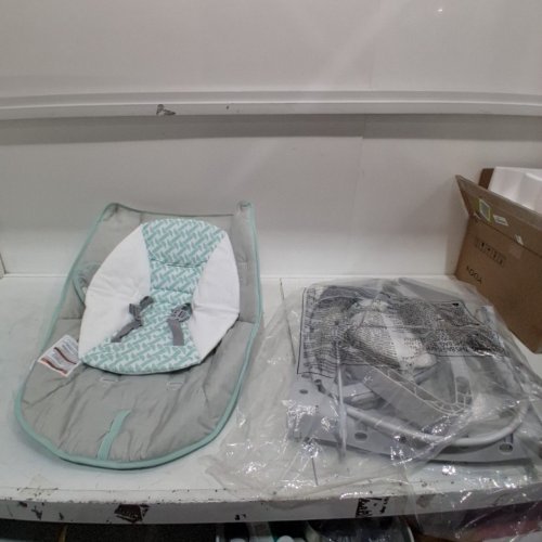 INGENUITY KEEP COZY 3-IN-1 GROW WITH ME VIBRATING BABY BOUNCER SEAT & ROCKER - 6-40LBS - BLUE/GREY image 3