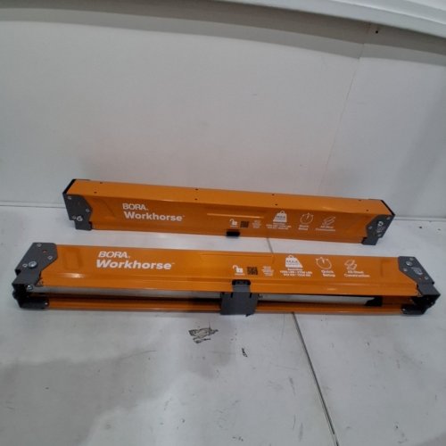 2PK BORA WORKHORSE-X HEAVY DUTY JOBSITE FOLDING SAWHORSE - 30" LEGS - 2700LB CAPACITY - ORANGE (MODEL: PM-3330T) image 2