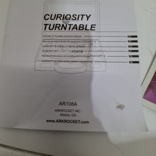 ARKROCKET CURIOSITY III TURNTABLE - GREEN (MODEL: AR108A) image 2