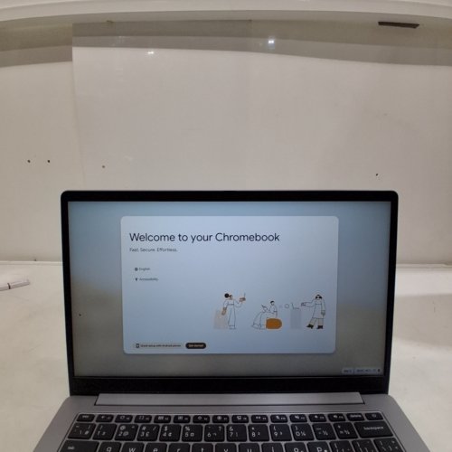 ASUS CHROMEBOOK CX14 LAPTOP, 14" FULL HD NANOEDGE 300NITS IPS DISPLAY, INTEL CELERON N4500 PROCESSOR, 64GB EMMC, 4GB RAM, CHROMEOS - GREY - (MODEL:CB1405CKA-WS01-CB) image 2