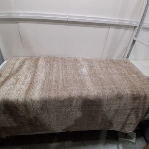 NON-SLIP NEUTRAL VINTAGE CHIC LOW PILE AREA RUG -11.4FT X 8.10FT - BEIGE image 4