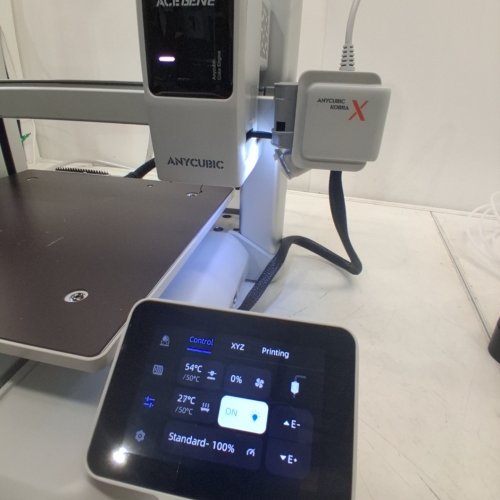 ANYCUBIC KOBRA X 3D PRINTER - 600MM/S HIGH-SPEED FDM PRINTER WITH 4-COLOR PRINTING, 49-POINT AUTO-LEVELING, SMART AI DETECTION - LIGHT GREY - 260 X 260 X 260 MM - (MODEL:KOBRA X) image 5