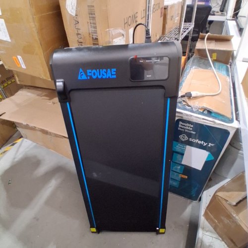 FOUSAE WALKING PAD MACHINE - 9% INCLINE - 330LB MAX - BLUE (MODEL: CAX390AB) image 3